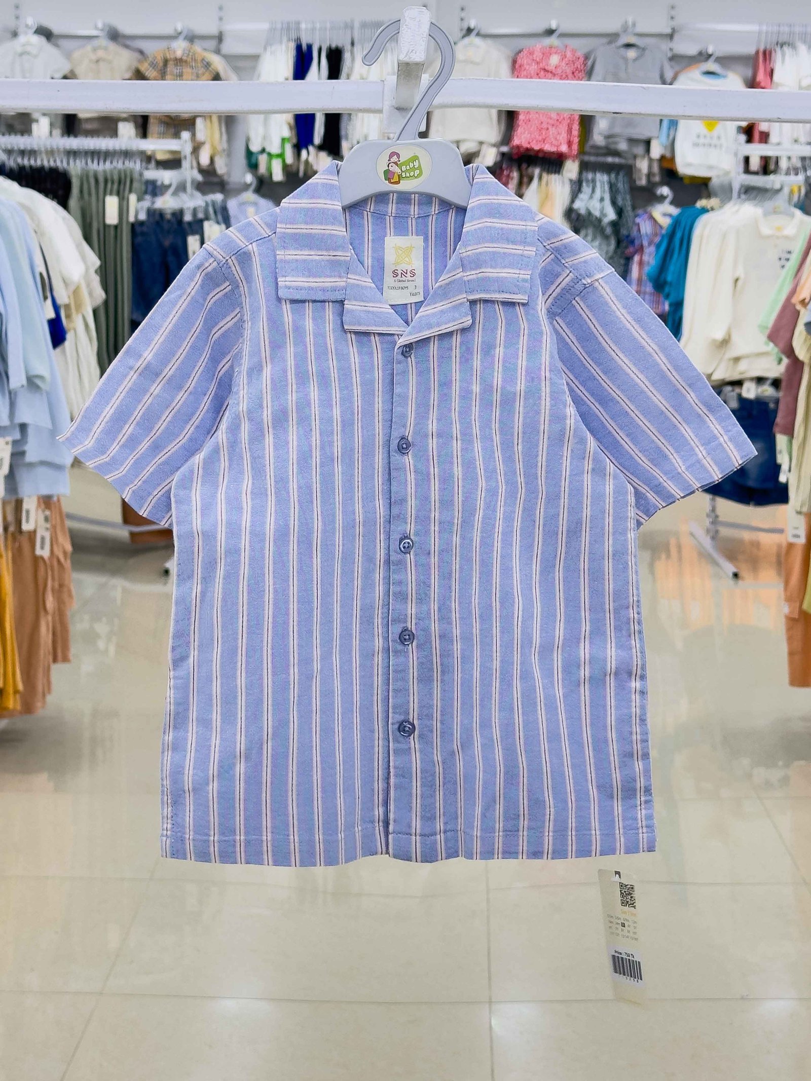 Boys Short Sleeve Shirt (0/3 M-6 Year) (113252)